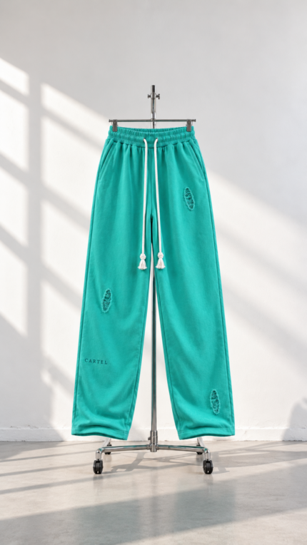 CARTEL CORDUROY PANTS – TURQUOISE